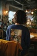 シュナウザー バックプリントスウェット