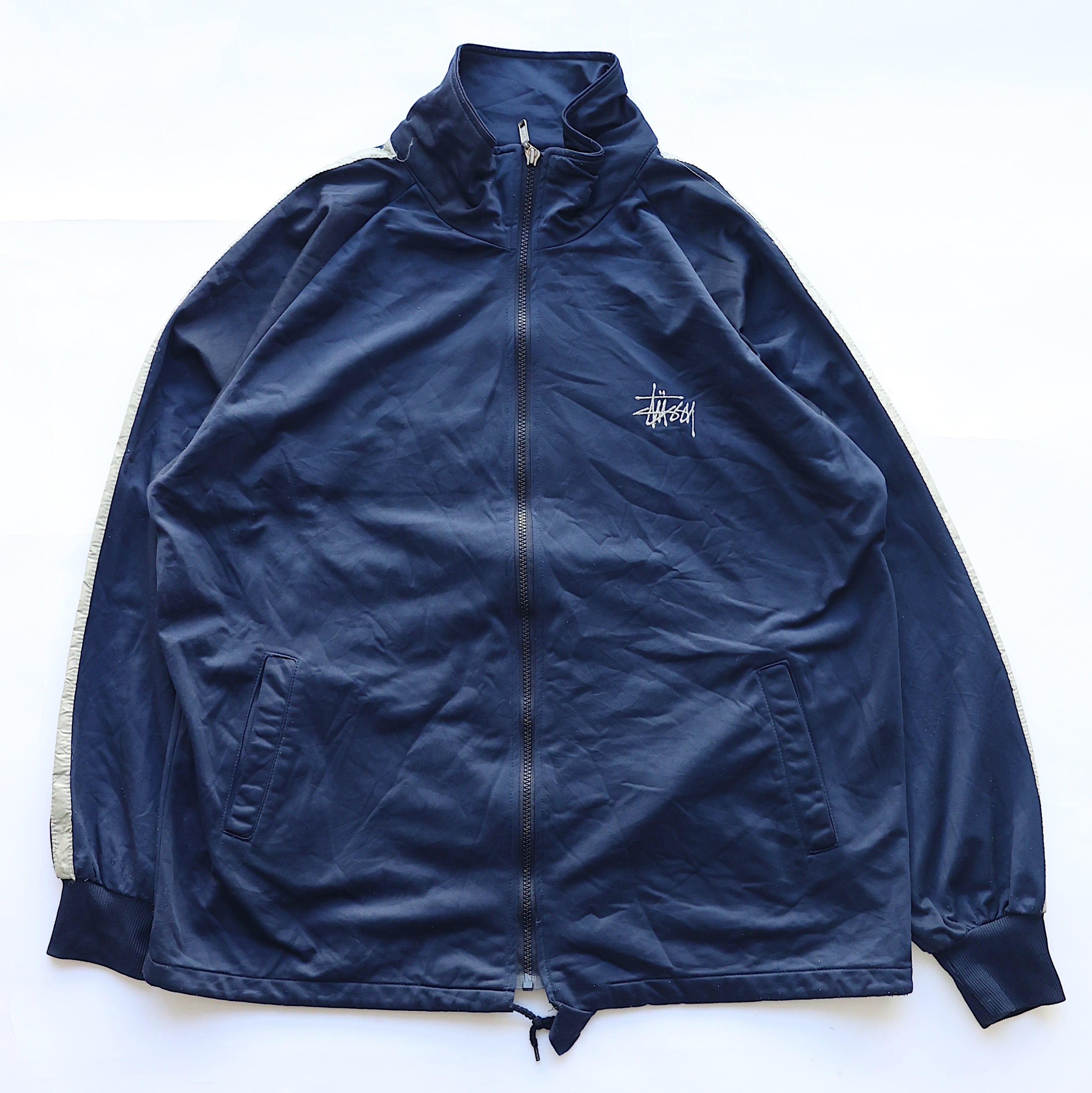 90S STUSSY SPORT REFLECTOR TRACK JACKET