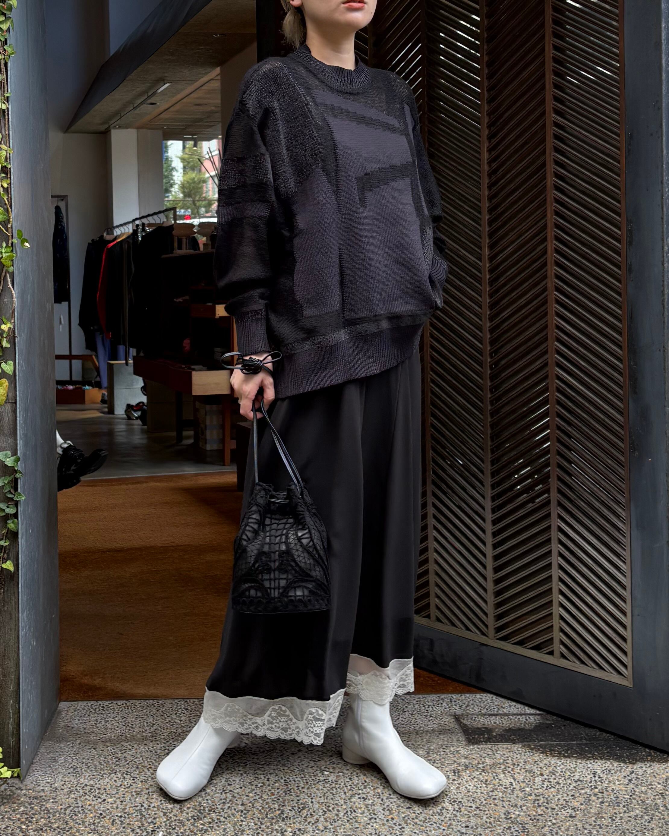 マメ　クロゴウチ　ニット　カットソー　新品　Mame Kurogouchi Multi Pattern Low Gauge Knitted Top