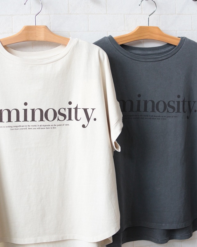 【hunch】ピグメント製品染め ロゴTシャツ　(260735)