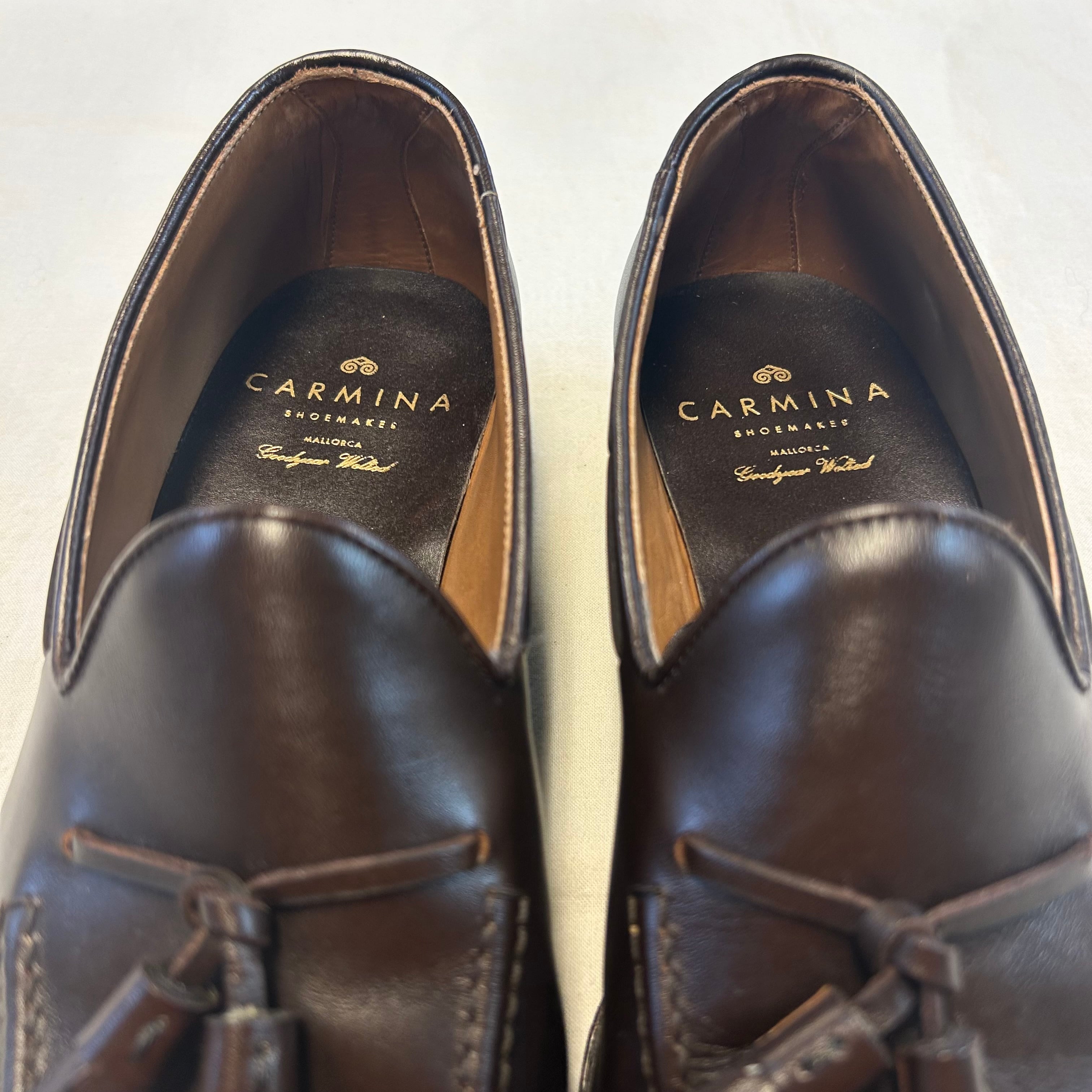 CARMINA フルブローグ CARMINA BROWN LEATHER TASSEL LOAFER《6》 | safarionline