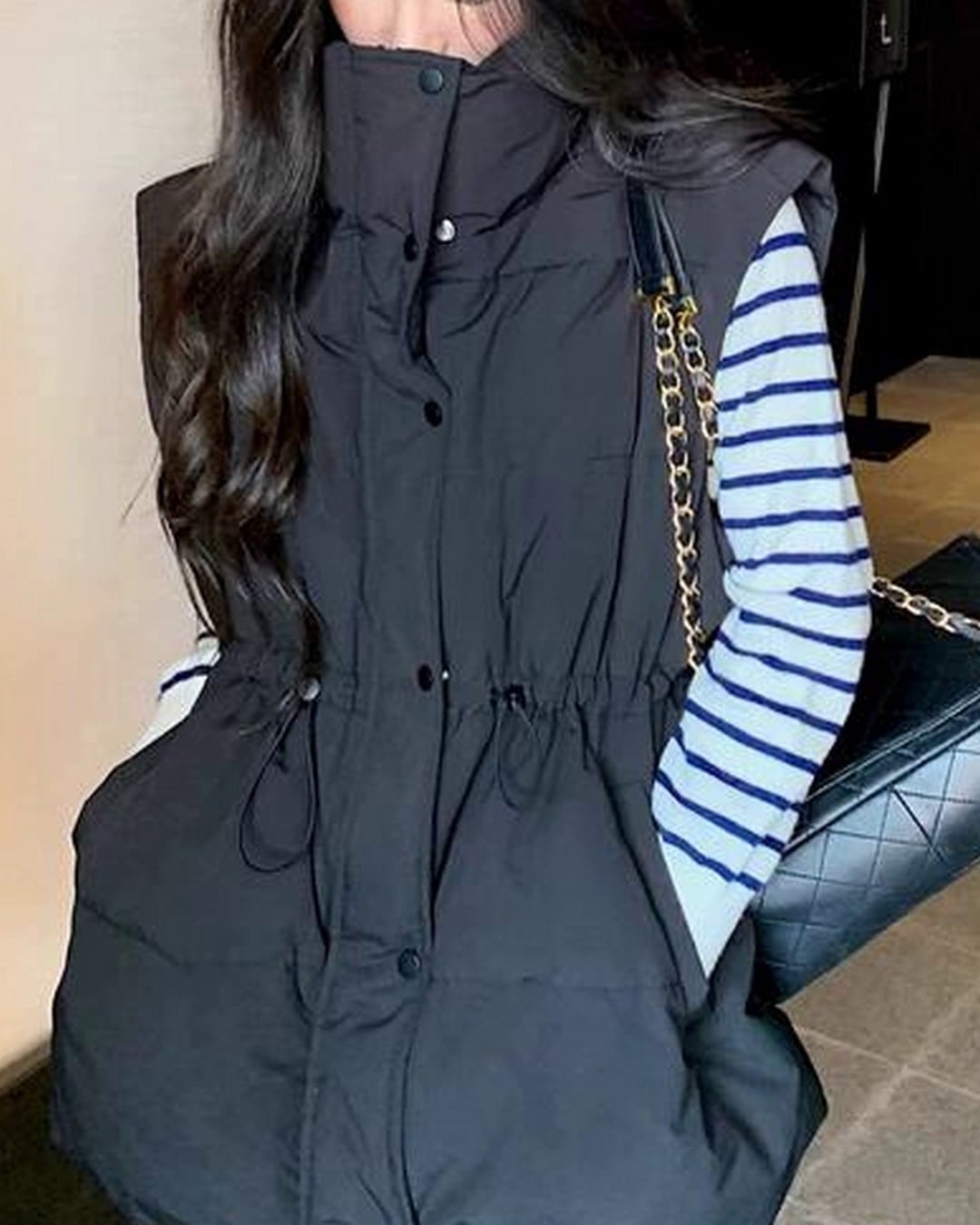 ウエストシェイプダウンベスト A24371