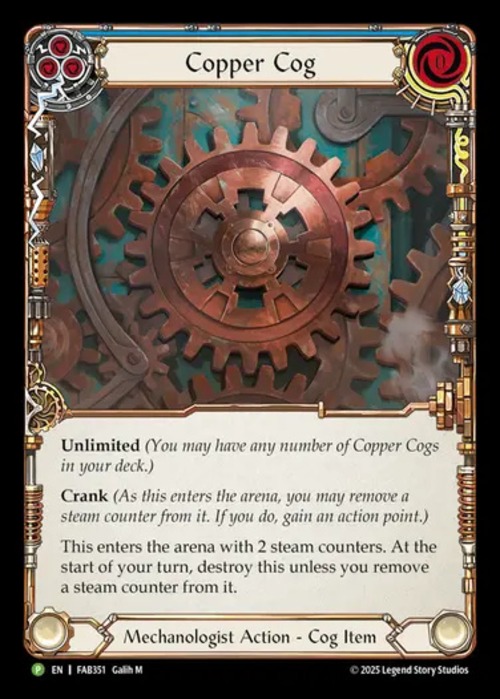 FAB351【EN】『CF』【Mechanologist】Copper Cog 画像
