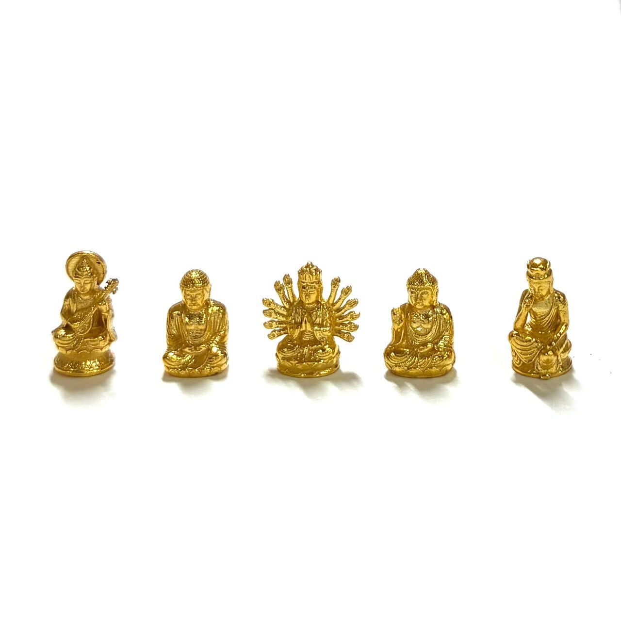 純金 約1g 千手観音像 JUNGOLD オリジナル作品 指先サイズの芸術品