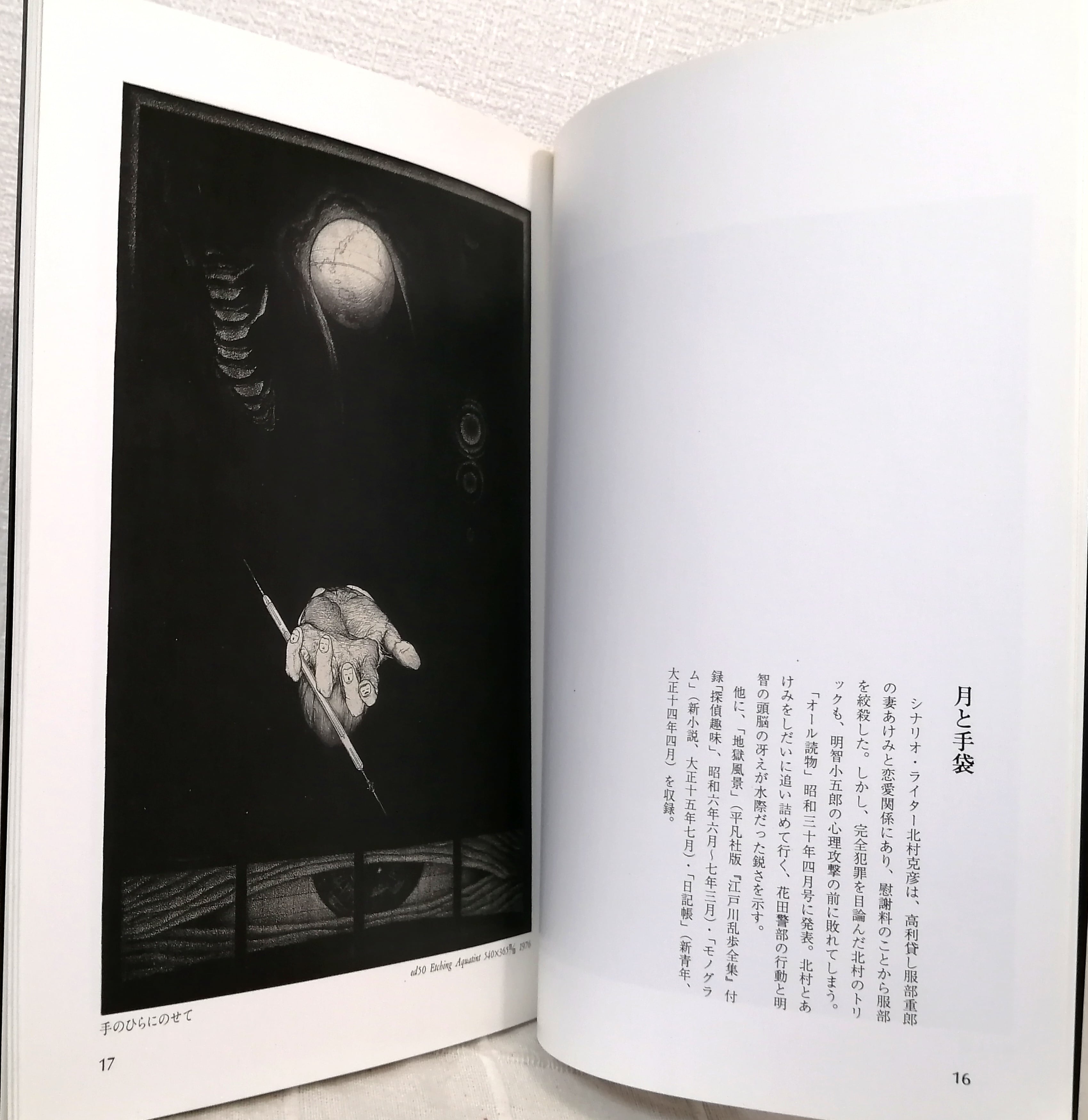 多賀新 作 ; 志村有弘 解説 銅版画・江戸川乱歩の世界 春陽堂書店