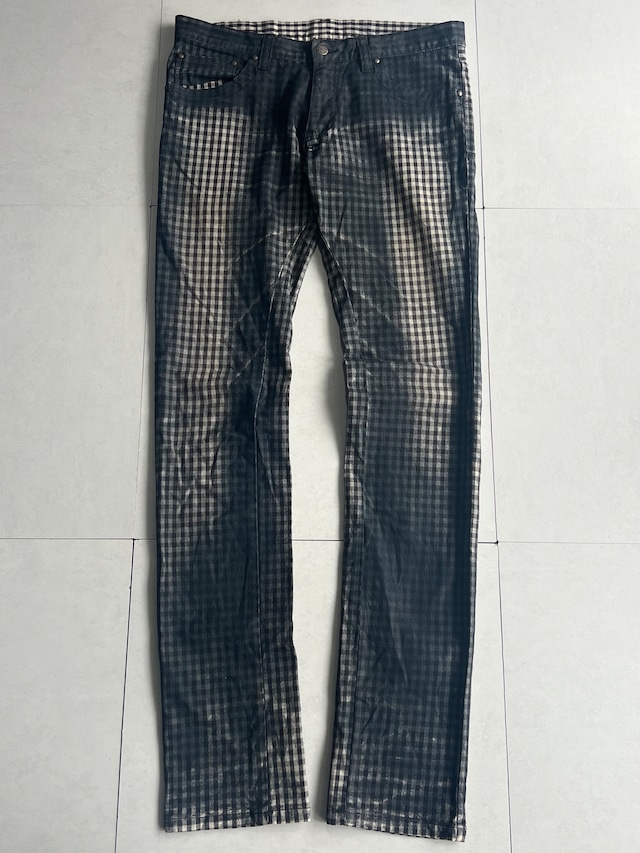 "Tornado Mart" Ceck Corting Blue Denim