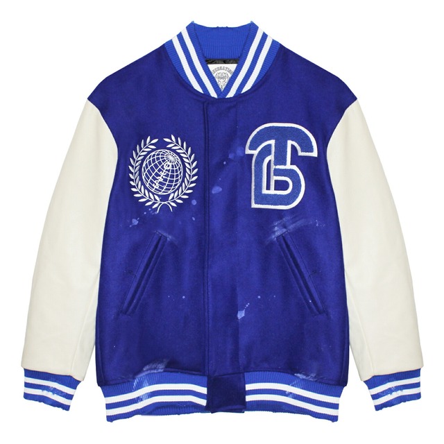 SOMEIT | T.T.P VINTAGE STUDIUM JACKET (BLUE)