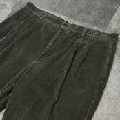 JOS.A.BANK 2 tuck wide corduroy pants khaki