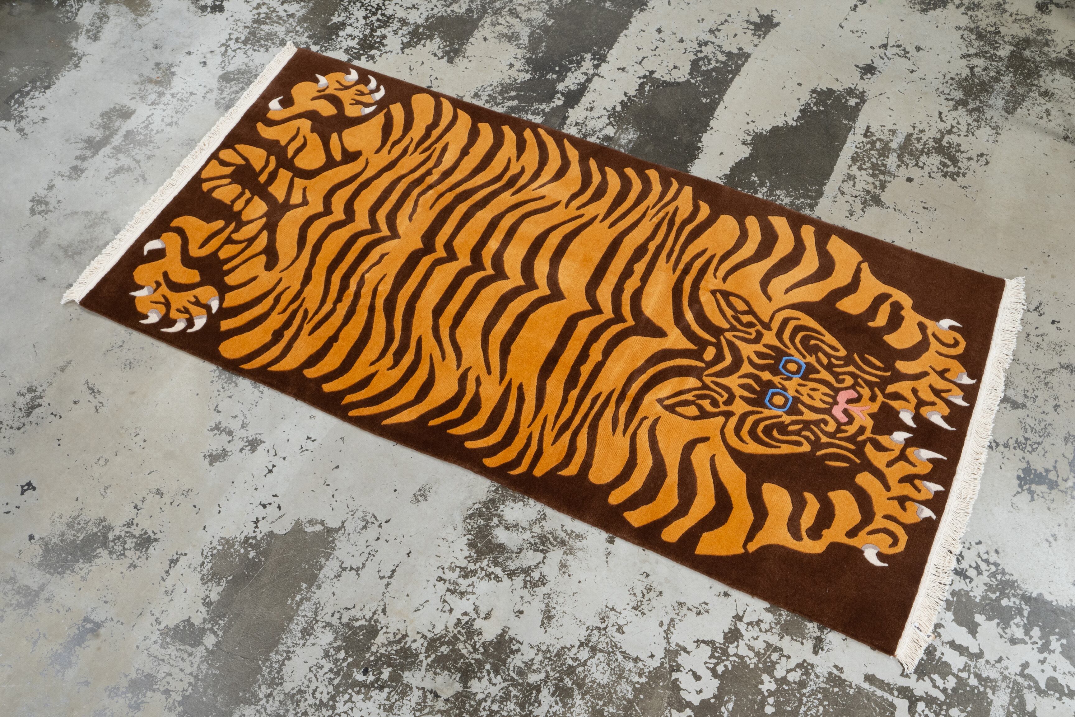 Tibetan Tiger Rug 《Lサイズ•ウール202》チベタンタイガーラグ