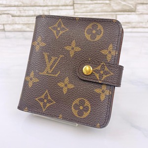 ルイ ヴィトン モノグラム コンパクトジップ LOUIS VUITTON 財布