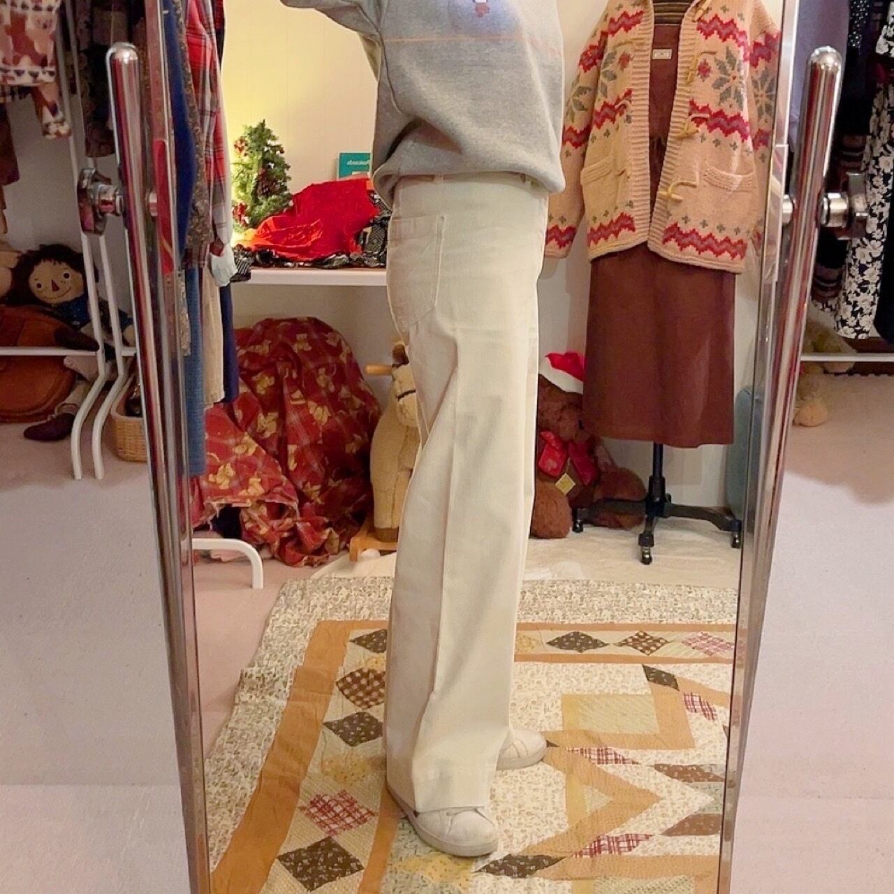 GAP / white corduroy pants