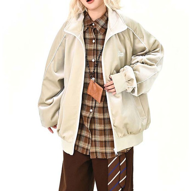 スポーティムードトラックジップアウター 2col   R01492