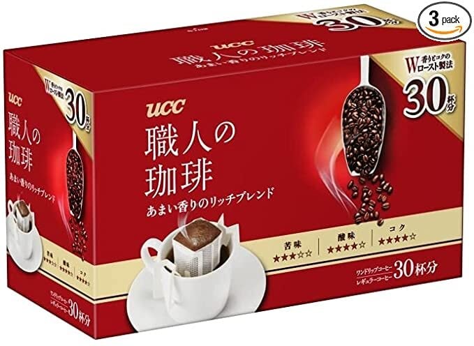 UCC 職人の珈琲 ワンドリップコーヒー あまい香りのリッチブレンド30P