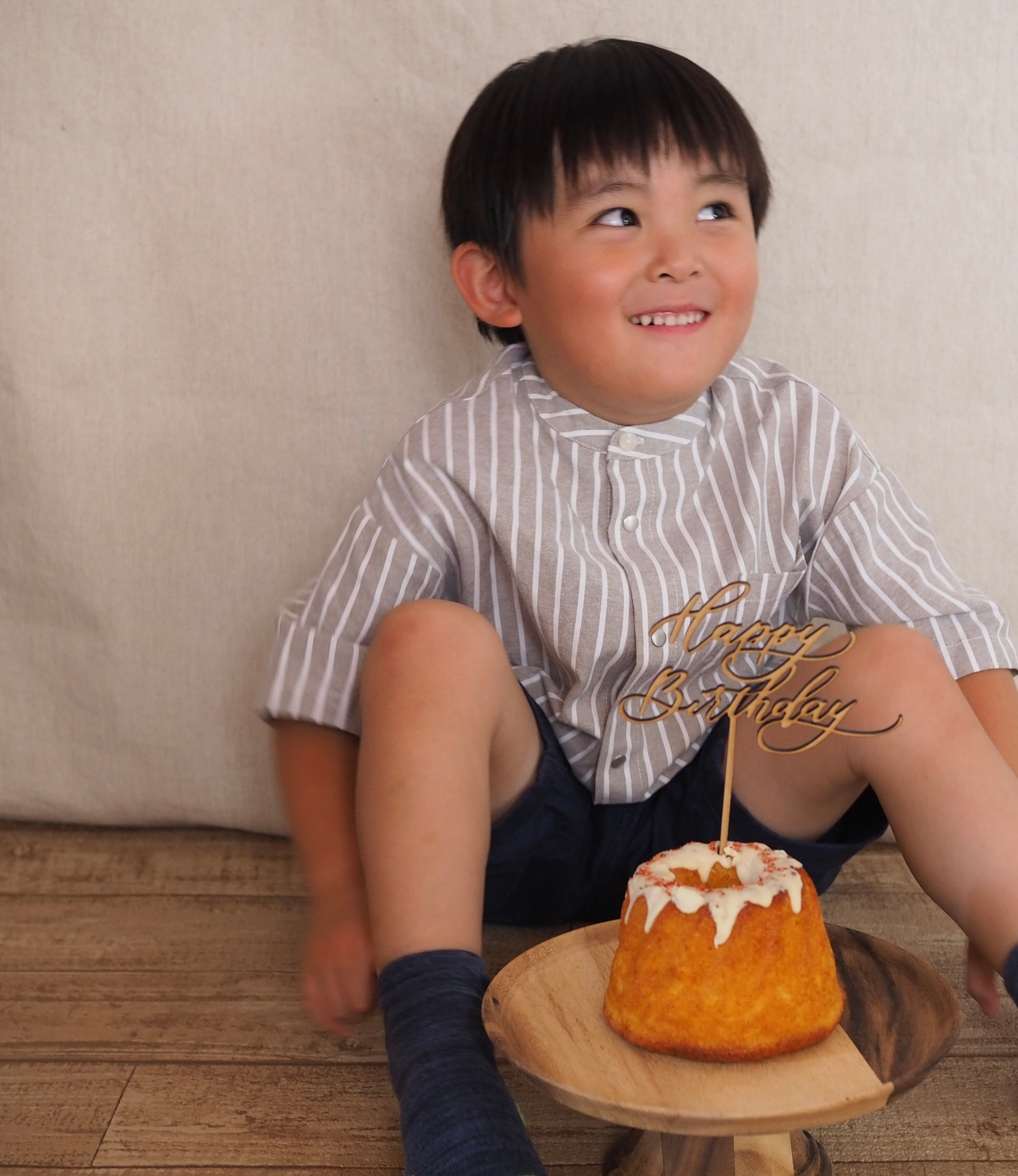 木製】ケーキトッパー/Happy Birthday（Mサイズ） | Salon de C