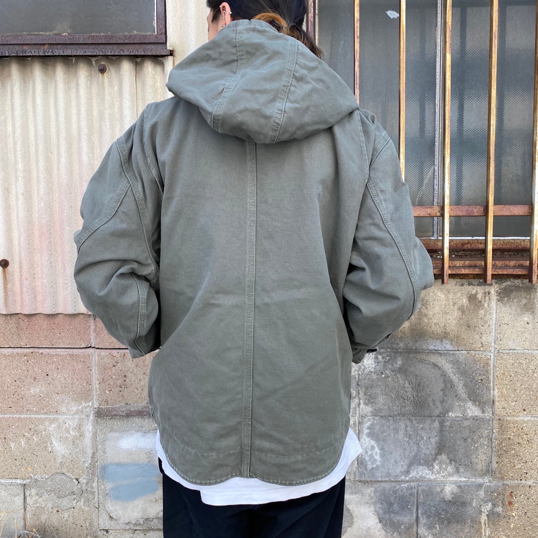 Carhartt フード付きジャケット オリーブグリーン