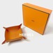 美品 HERMES エルメス ヴィド・ポッシュ ミニトレイ トリヨン クレマンス 定価7.1万 小物ケース オレンジ / J&NREUSE レディース