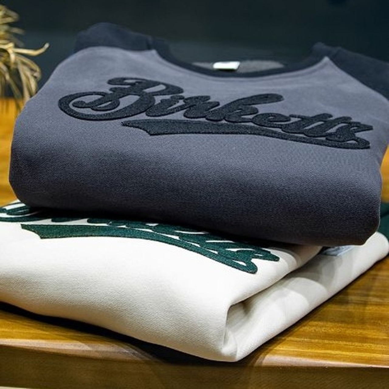 Long Sleeve Crew Neck Retro Sweat ◇2color H0940