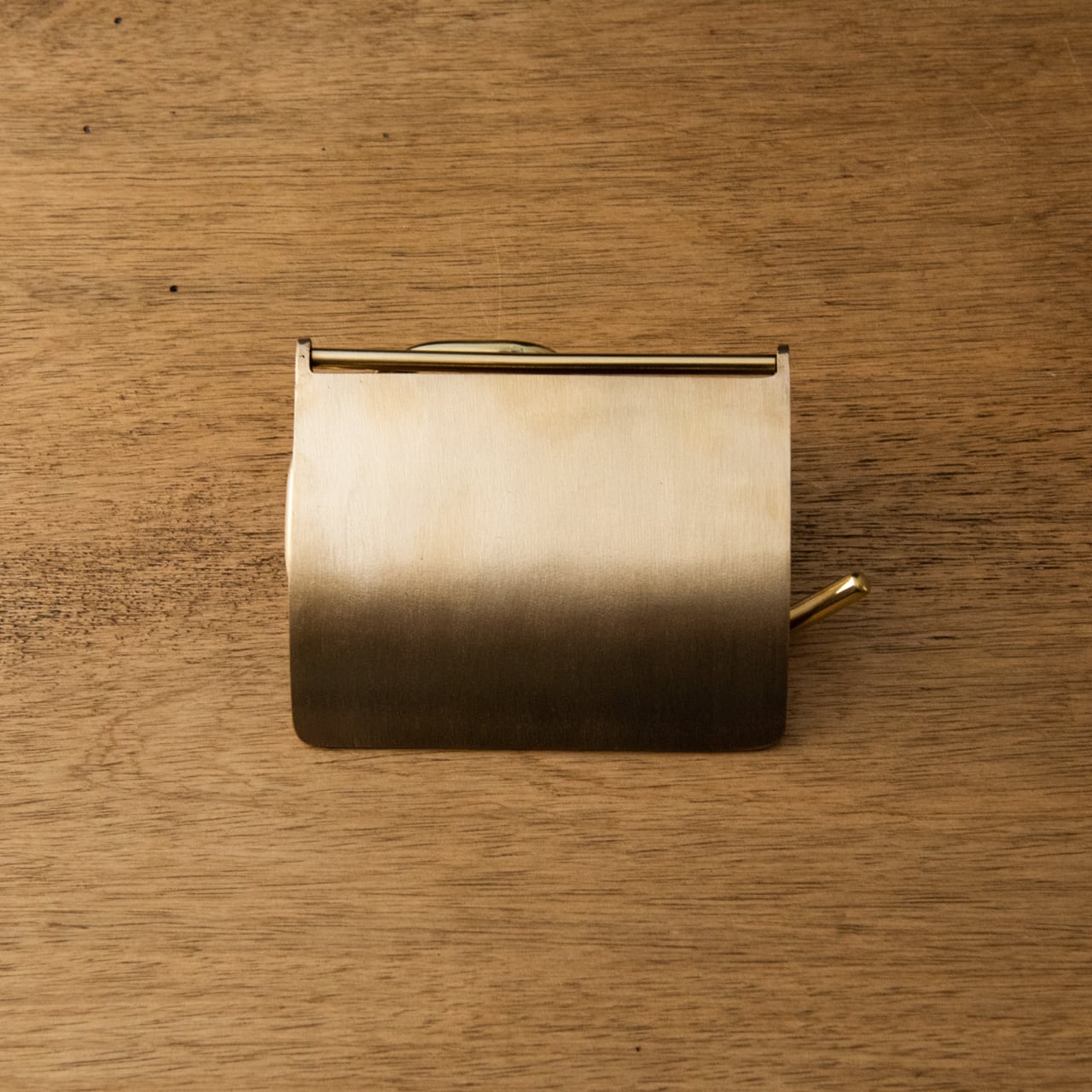 L型ペーパーホルダー フラット上蓋 金 | PASSAGE DUVE