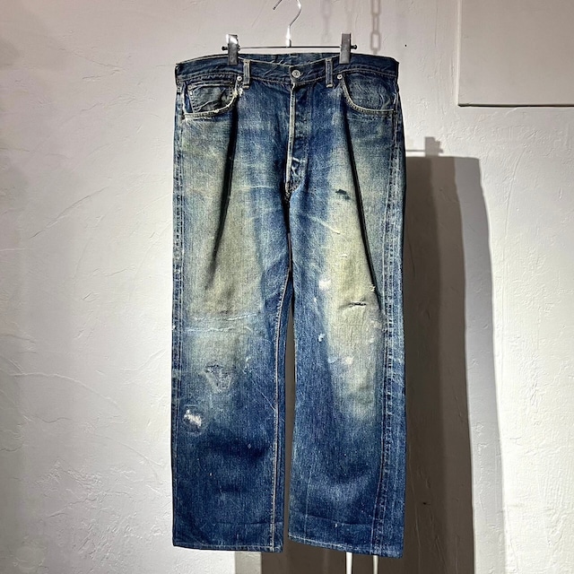 70s Levis "517"model Print Denim "BIG E"