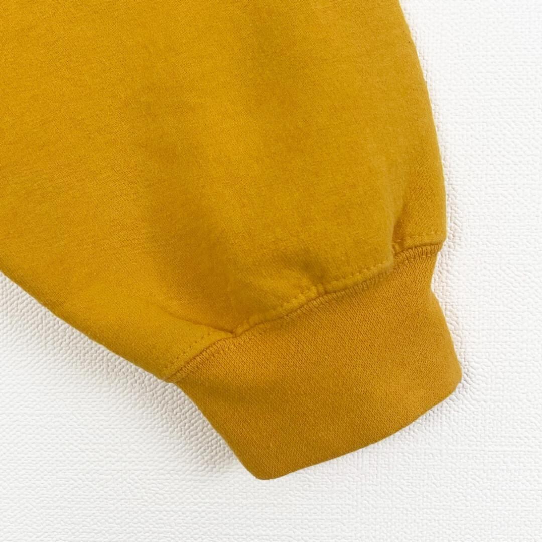 90s ノートルダム大学 カレッジプリントスウェット XL イエロー 黄色
