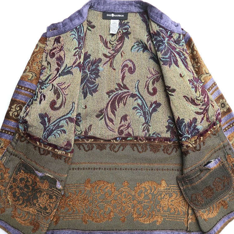 エリコ SAG HARBOR スペイン製 ゴブランジャケット 古着 SAGHARBOR ゴブランジャケット | Flamingo Online 古着屋