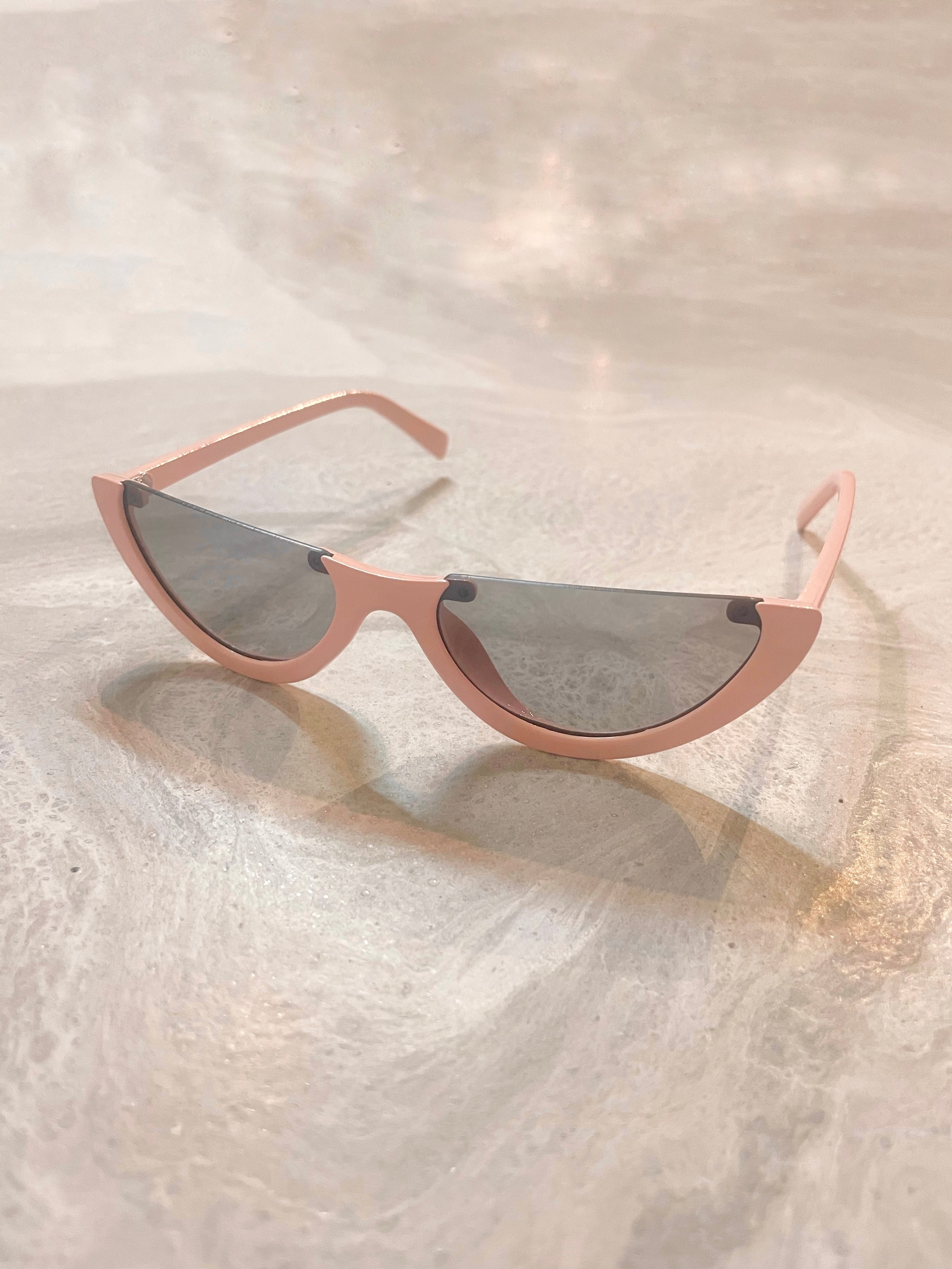 half-moon sunglasses