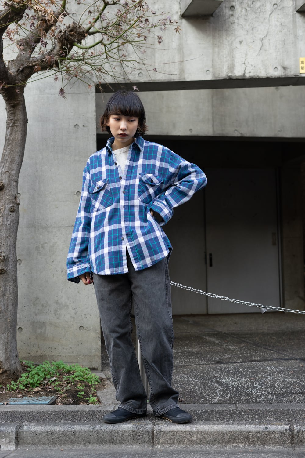 TIMBER TRAIL NEL SHIRT メンズ M程度 | Hoarders Used & Original Wear