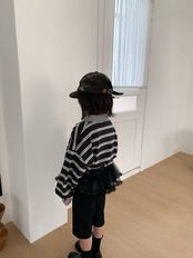 韓国子供服 / 26Autumn / cantuccistudio / ハッシュカラースウェットＴシャツ / 秋服 *XS~JS*