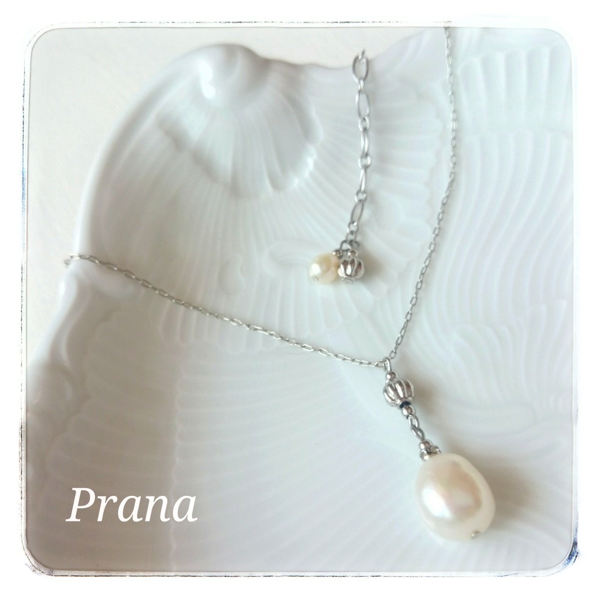 人魚姫の涙のような大粒淡水パールのネックレス 『Peal drop 