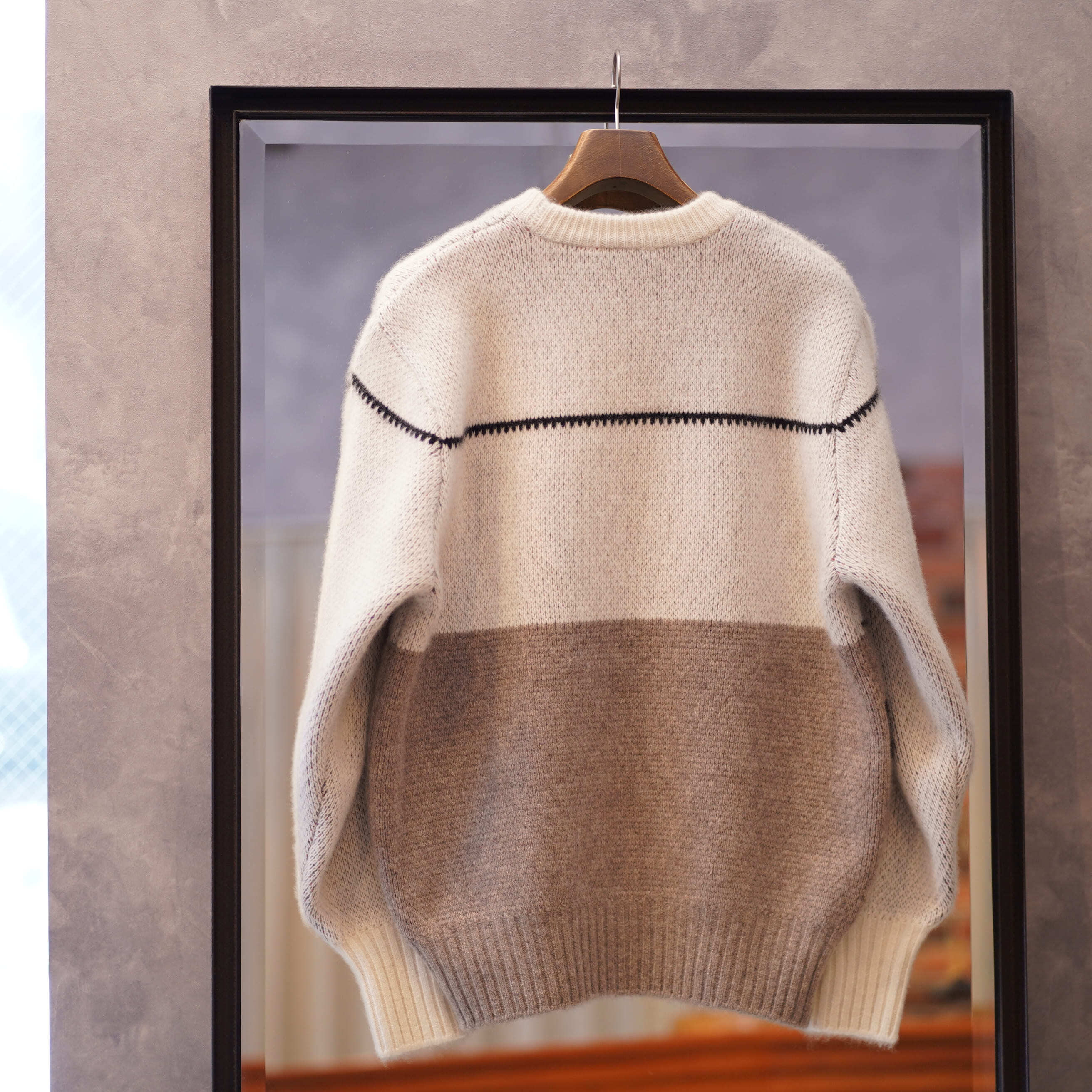 HERILLCashmere Jacquard Sweater