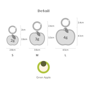 【予約】[ Snugroo ] Name Tag｜Green Apple（季節限定）