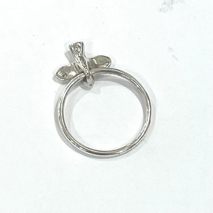 TIFFANY＆CO】T1995 バードクロス リング／シルバー925／ゆらめく