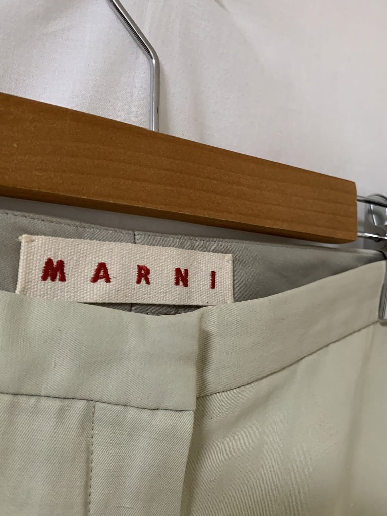 Solid Color Design Tapered Pants "MARNI"