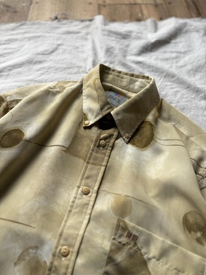 Art Pattern Beige Shirt