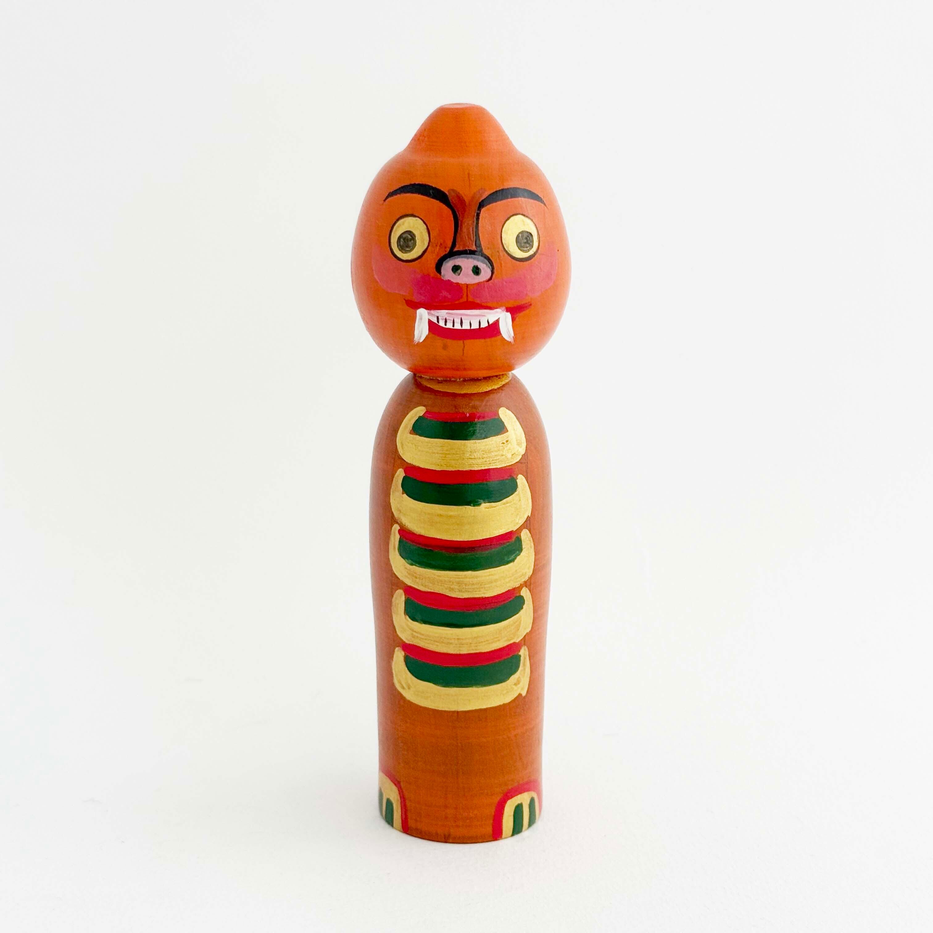 怪獣こけし（土湯系 / 近野明裕工人）牙