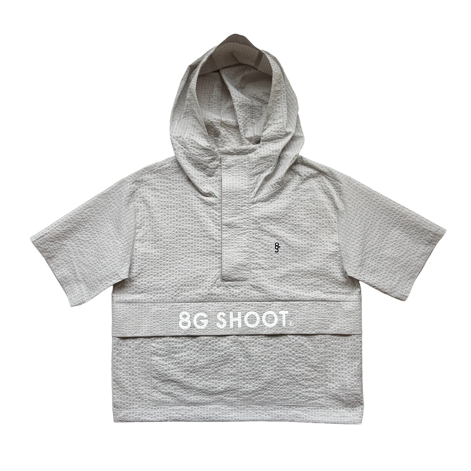 【WOMEN'S】8G DOTAIR COOLMAX SUCKER PARKA -LIGHT GRAY-