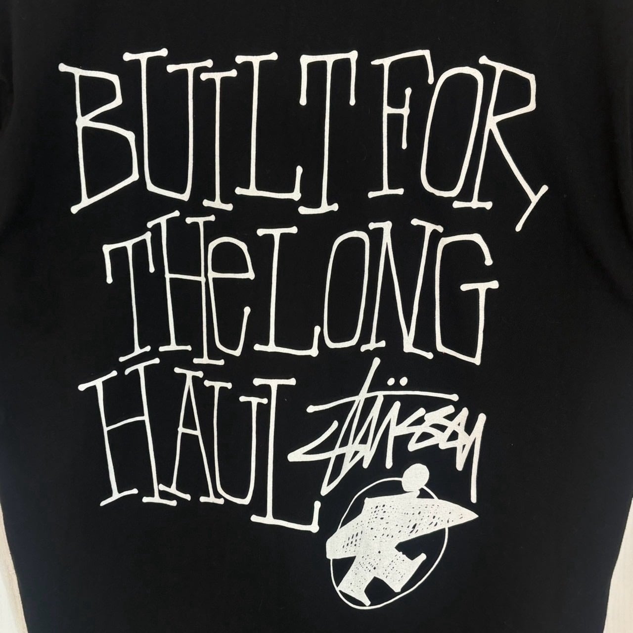 stussy ステューシー Tシャツ L バックロゴ プリントロゴ サーフマン