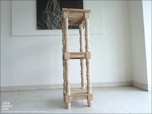 「　M　様　サイズオーダーシェルフ　」　チークシェルフ角WW 書棚 本棚 収納棚 陳列棚 飾り棚 什器 手作り 収納ラック シャビー 無垢材家具 リビング収納 銘木