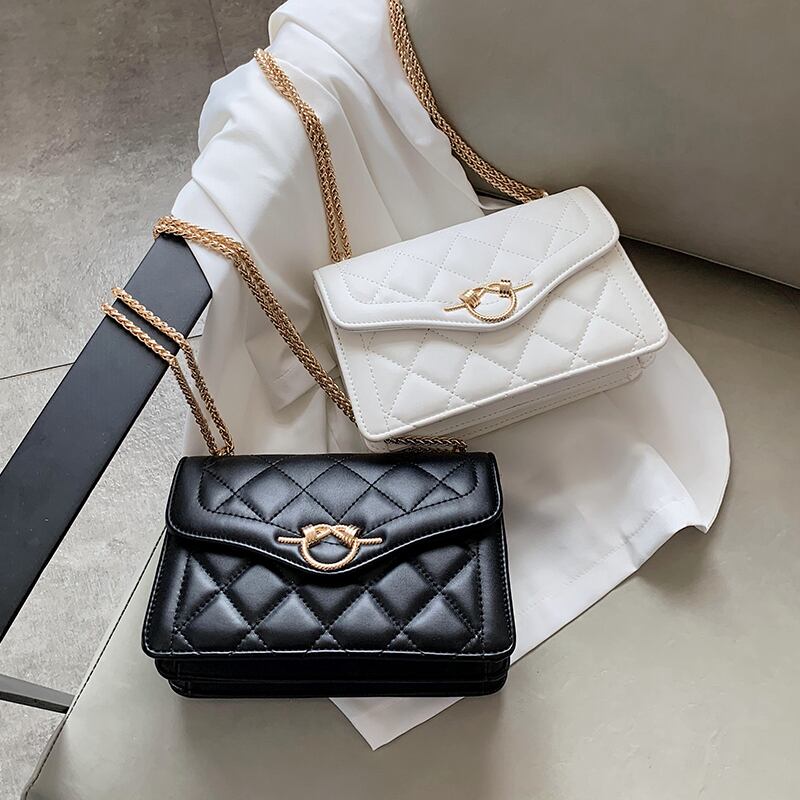 ネットレッドレディースバッグ2020ニューウェーブファッションロンバスチェーンメッセンジャーバッグサマーエインエアショルダースモールスクエアバッグ Tiancai_Wing_Bag0015233