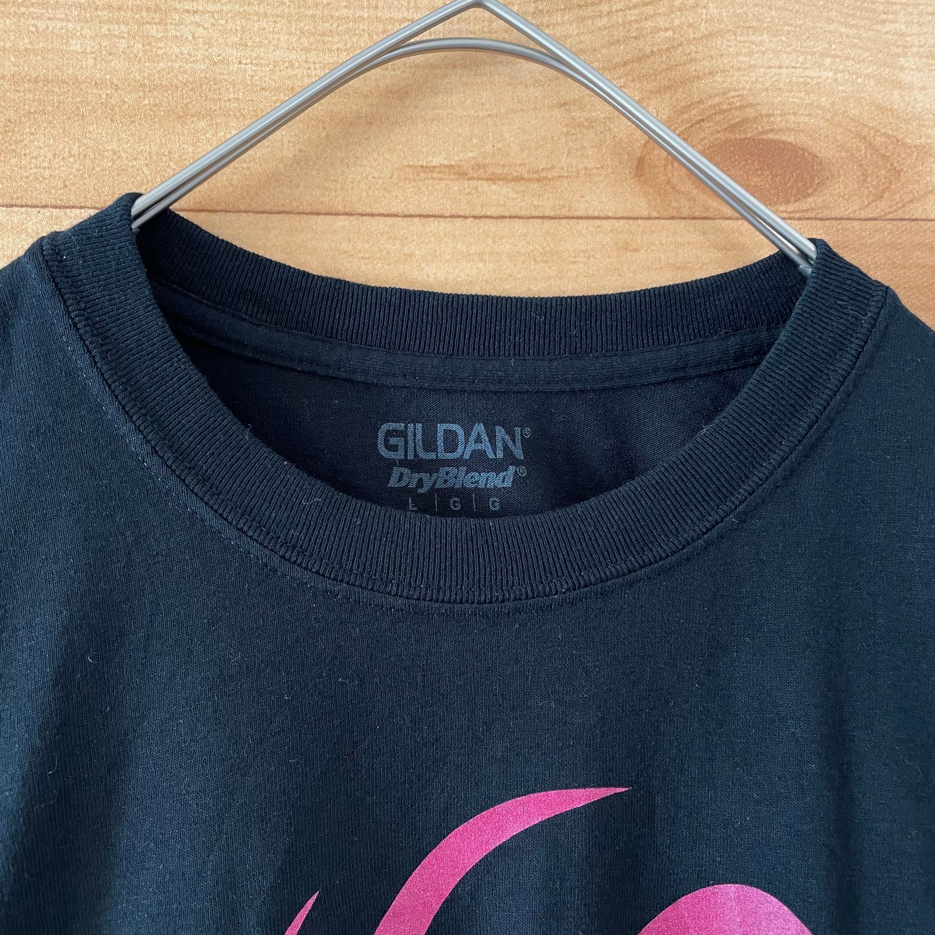 GILDAN】高校 ハイスクール バレーボール部 バックプリント Tシャツ L