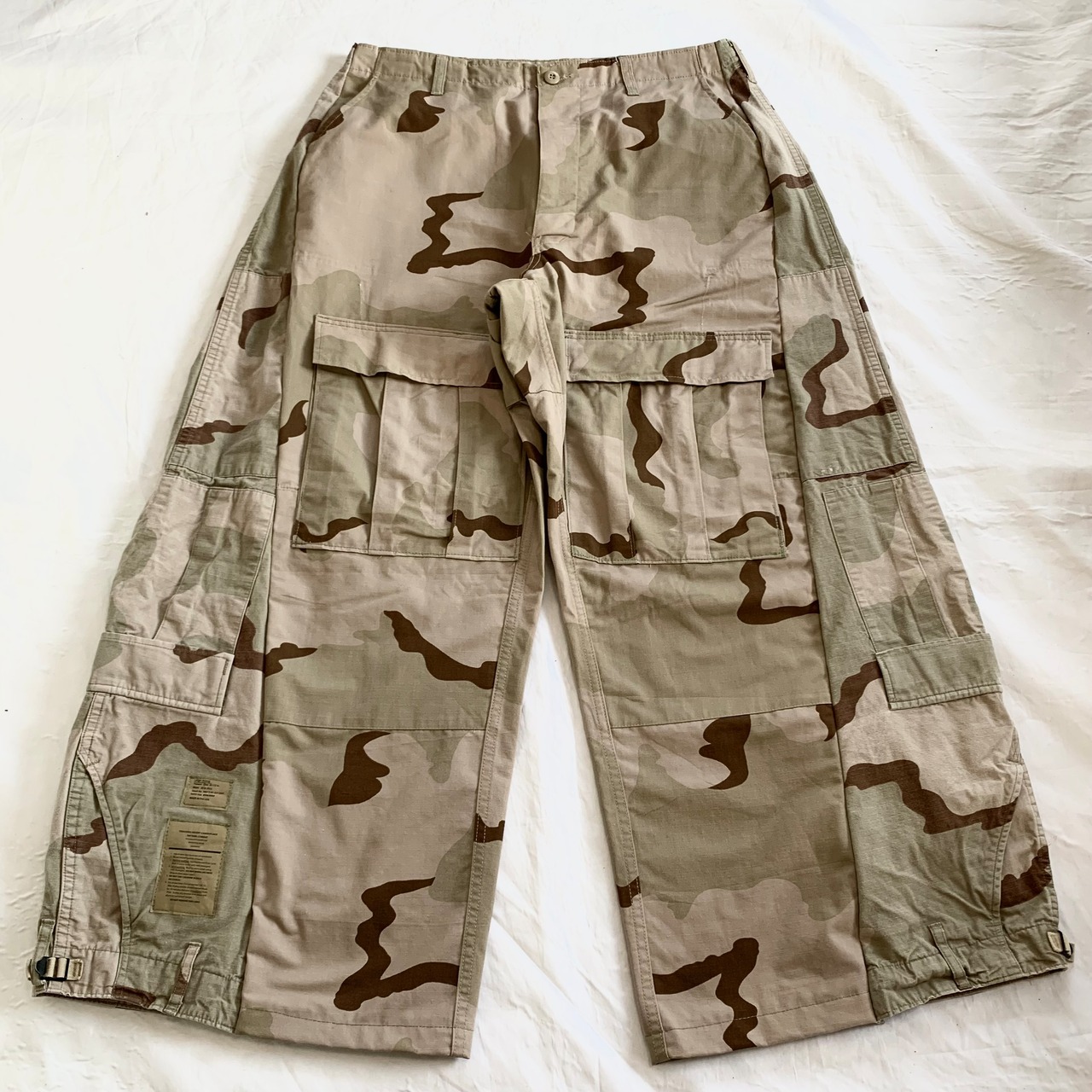 No.328【desert camouflage】再構築 リメイク ワイドパンツ | 101NEWYORK