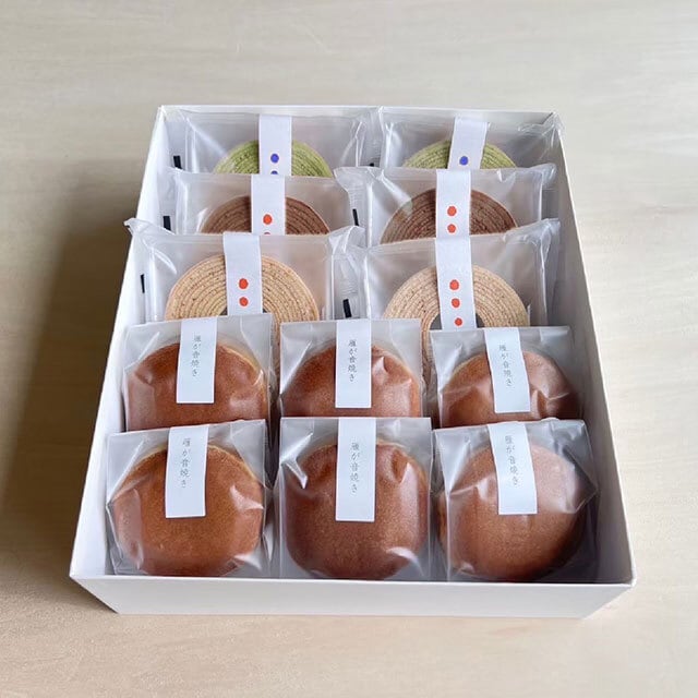 バームクーヘン小丸&雁が音焼き 12個入り