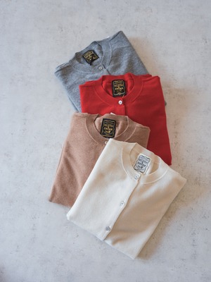 [Cloth&Cross]ベーシッククルーネックニットカーディガン