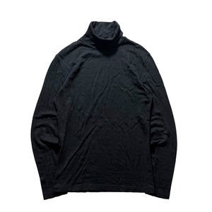 VERSACE black turtleneck knit