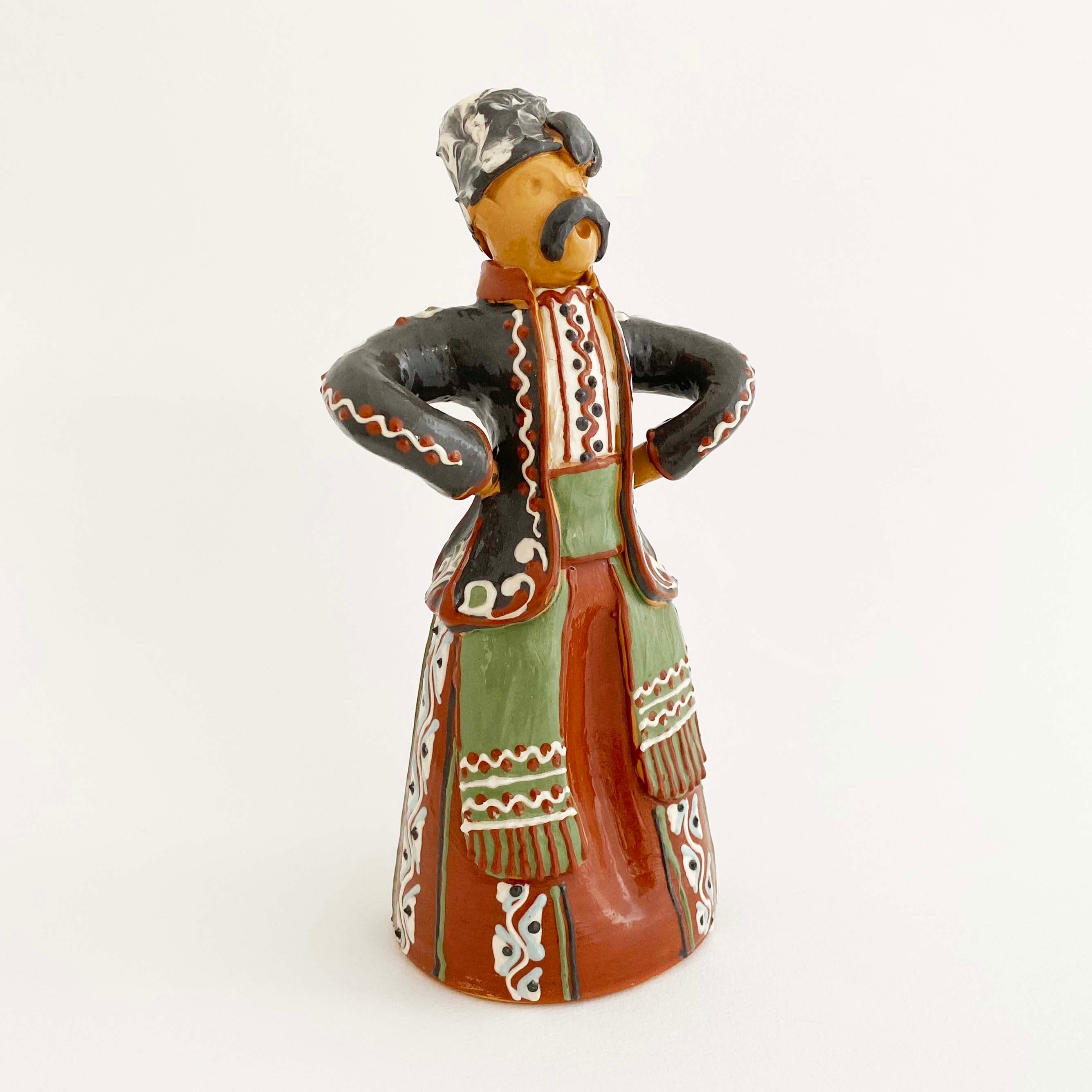 ウクライナ産 オピシュニャ土人形(男性)