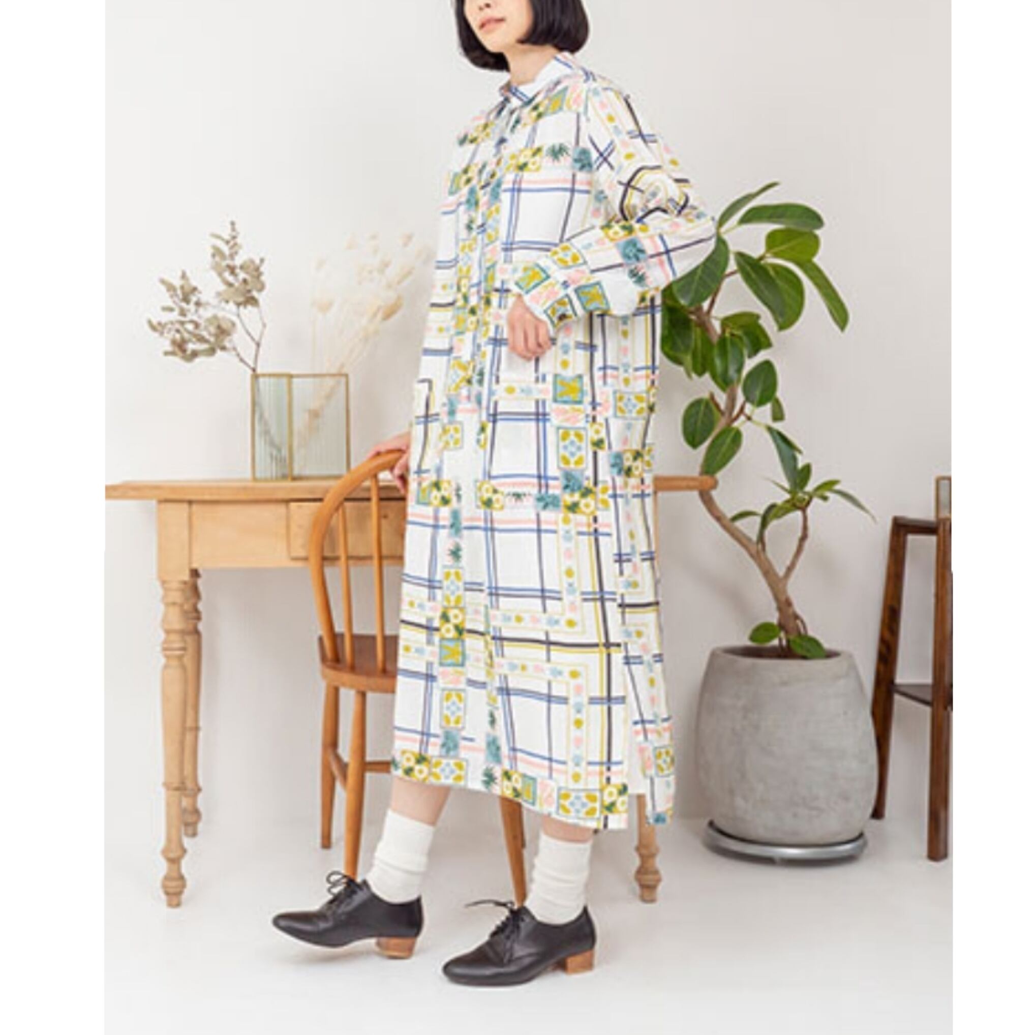 Kilki ワンピース インセクトチェック 乙カフェ