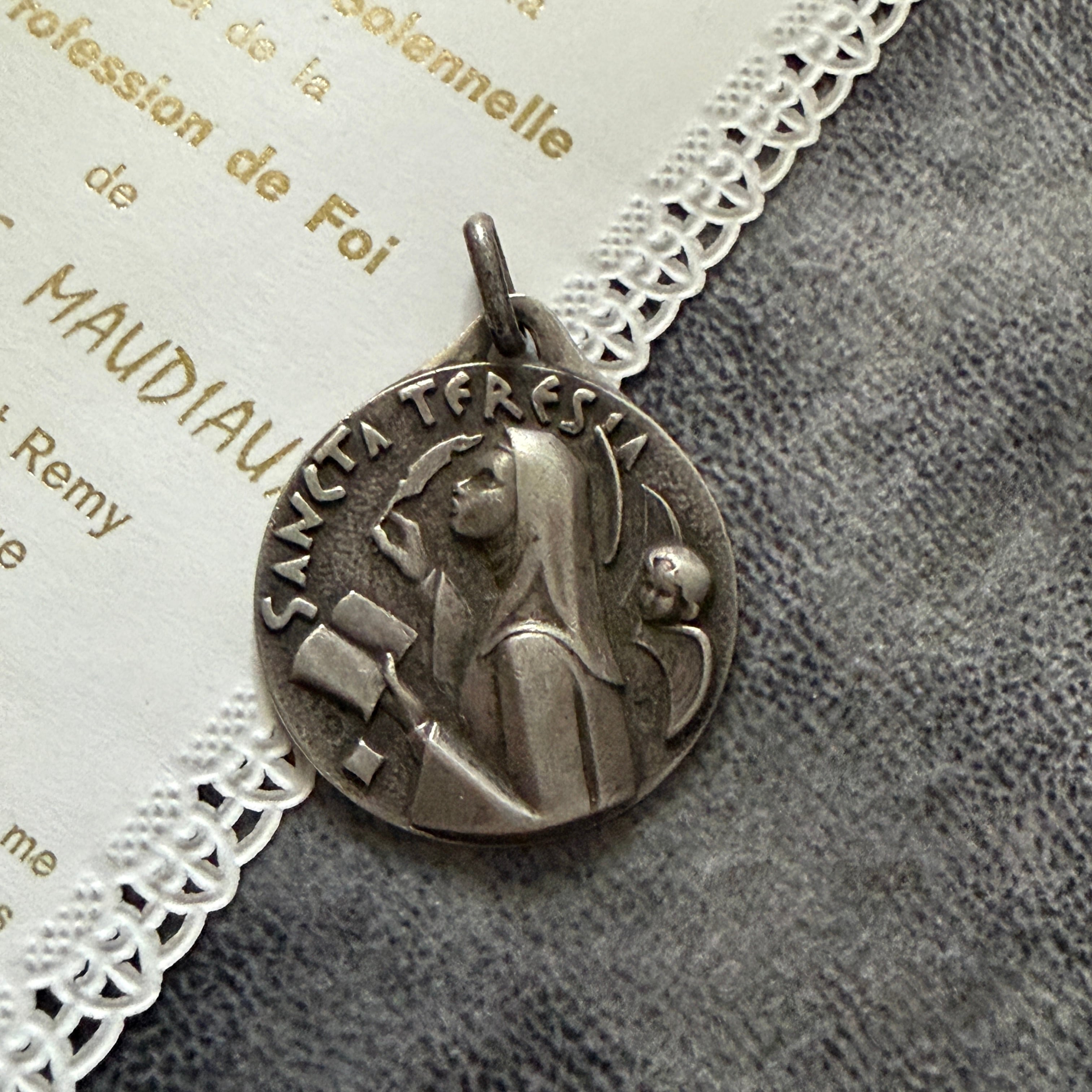 シルバー系 | Antique medaille Mary