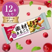 ケロッグ 素材まるごとプロテインバー ベリー&ナッツ 12本セット