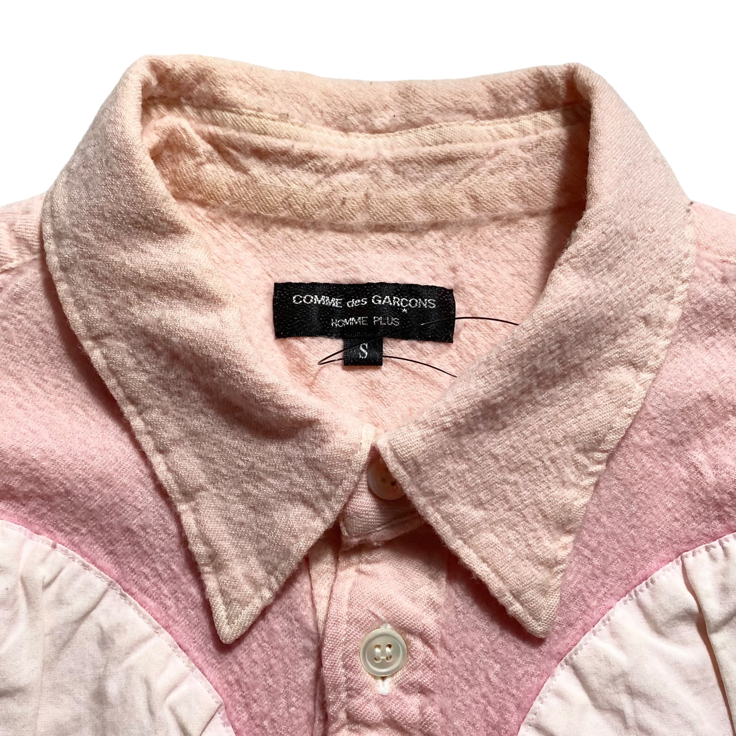 AD2004 COMME des GARCONS HOMME PLUS wool shirt “Pink Panther