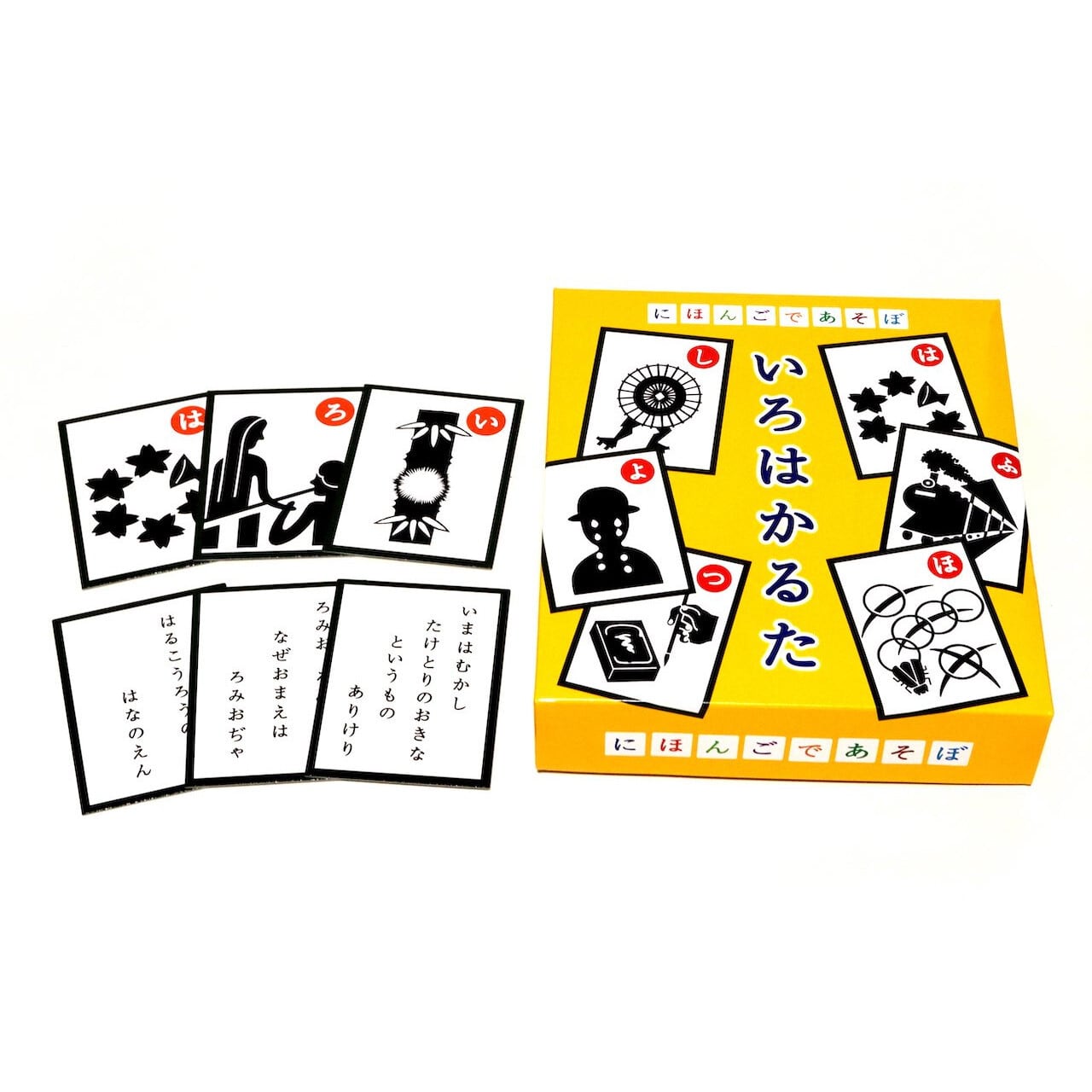 ラッピング無料 にほんごであそぼ いろはかるた Krntner Pflege Service 04b At